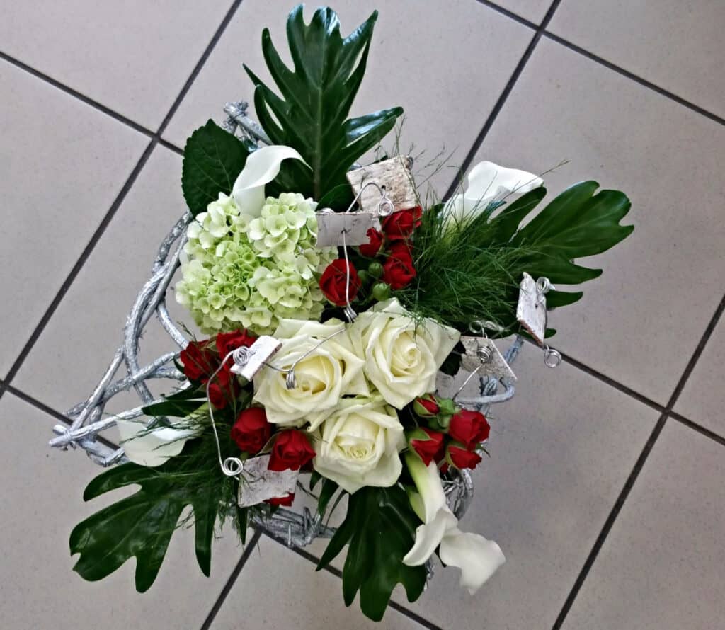 Composition pour Mariage | Fleuriste (88)