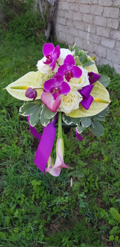 Composition pour Mariage | Fleuriste (88)