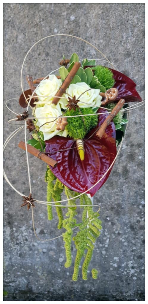 Composition pour Mariage | Fleuriste (88)