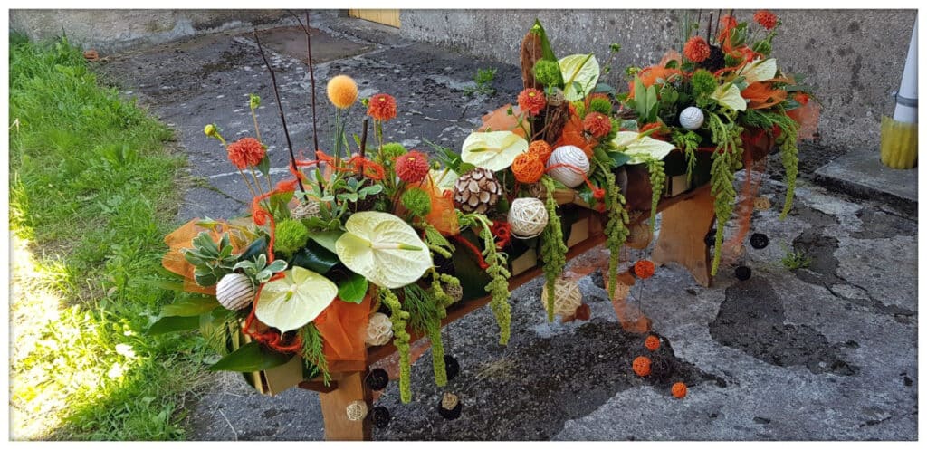 Composition pour Mariage | Fleuriste (88)